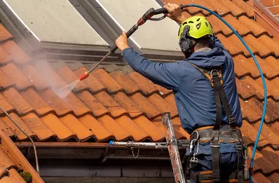 Démoussage et hydrofuge de toiture à Drambon